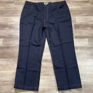 Vintage Haband’s Fit Forever Flare Pants Navy Blue